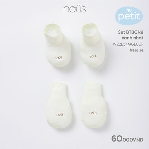  Set BTBC kẻ xanh nhạt 