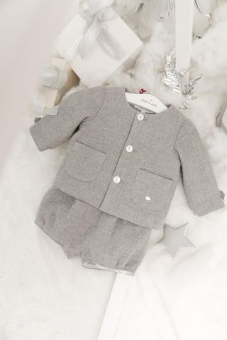  Short ghi xếp ly gấu 