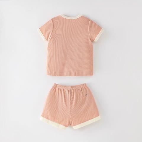 Bộ áo quần cộc màu beige red 