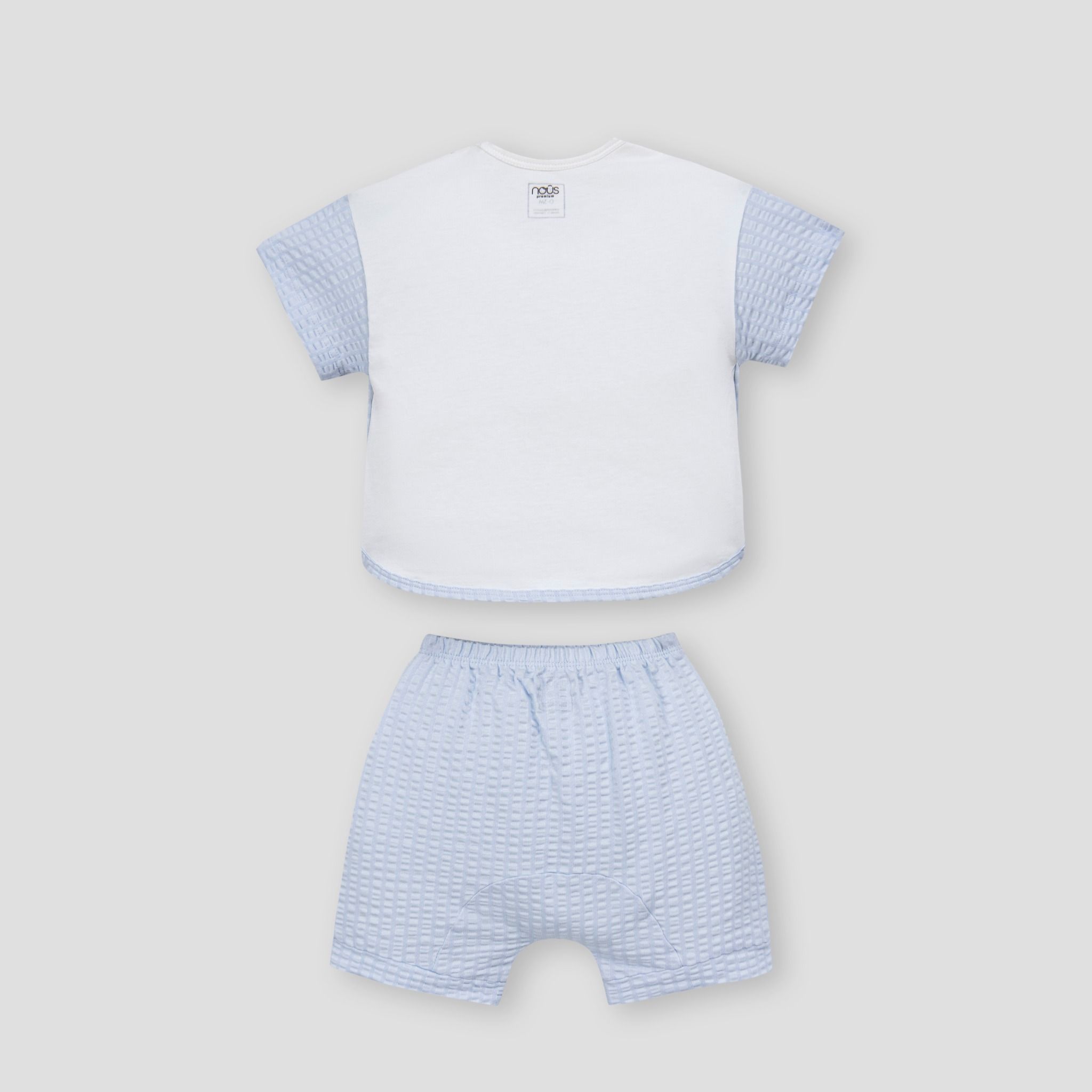  Bộ cộc tay ÁO TRẮNG QUẦN XANH 