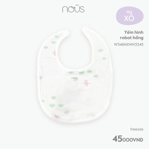  Yếm hình robot hồng 