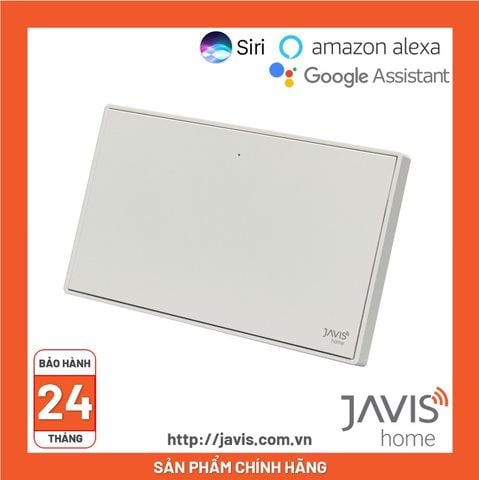 Công tắc Zigbee JAVIS 1 nút bấm cơ chữ nhật màu trắng