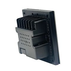 Công tắc Zigbee JAVIS 2 nút bấm cơ vuông mặt phủ nhôm Luxury cao cấp