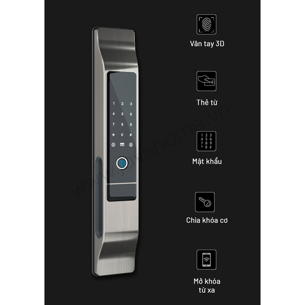 Khóa thông minh Zigbee JS-SLK1-ZB chuyên dùng cho cửa gỗ