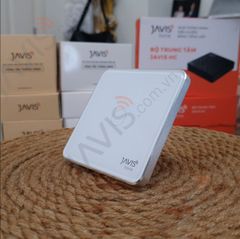 Công tắc Zigbee JAVIS 1 nút vuông trắng viền bạc
