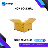  Hộp Carton Đối Khẩu - Hộp Carton Đóng Hàng - 20x20x10 