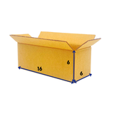  Hộp Carton Đối Khẩu - Hộp Carton Đóng Hàng - 16x6x6 