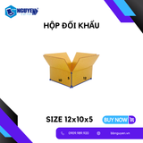  Hộp Carton Đối Khẩu - Hộp Carton Đóng Hàng - 12x10x5 