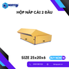  Hộp Carton Nắp Gài - 25x20x6 