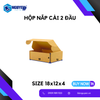  Hộp Carton Nắp Gài - 18x12x4 