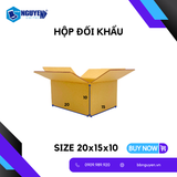  Hộp Carton Đối Khẩu - Hộp Carton Đóng Hàng - 20x15x10 