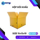  Hộp Carton Đối Khẩu - Hộp Carton Đóng Hàng - 15x12x10 