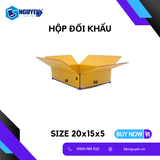  Hộp Carton Đối Khẩu - Hộp Carton Đóng Hàng - 20x15x5 