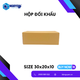  Hộp Carton Đối Khẩu - Hộp Carton Đóng Hàng - 30x20x10 
