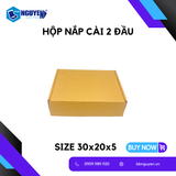  Hộp Carton Nắp Gài - 30x20x5 