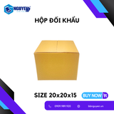  Hộp Carton Đối Khẩu - Hộp Carton Đóng Hàng - 20x20x15 