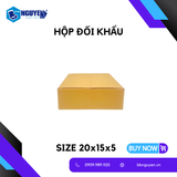 Hộp Carton Đối Khẩu - Hộp Carton Đóng Hàng - 20x15x5 