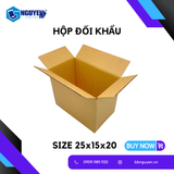  Hộp Carton Đối Khẩu - Hộp Carton Đóng Hàng - 25x15x20 