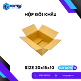  Hộp Carton Đối Khẩu - Hộp Carton Đóng Hàng - 20x15x10 