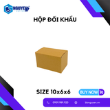  Hộp Carton Đối Khẩu - Hộp Carton Đóng Hàng - 10x6x6 