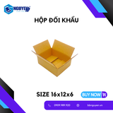  Hộp Carton Đối Khẩu - Hộp Carton Đóng Hàng - 16x12x6 