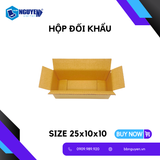  Hộp Carton Đối Khẩu - Hộp Carton Đóng Hàng - 25x10x10 