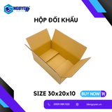  Hộp Carton Đối Khẩu - Hộp Carton Đóng Hàng - 30x20x10 