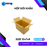  Hộp Carton Đối Khẩu - Hộp Carton Đóng Hàng - 12x7x8 