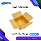  Hộp Carton Đối Khẩu - Hộp Carton Đóng Hàng - 20x20x10 