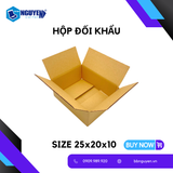  Hộp Carton Đối Khẩu - Hộp Carton Đóng Hàng - 25x20x10 
