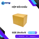  Hộp Carton Đối Khẩu - Hộp Carton Đóng Hàng - 20x15x15 