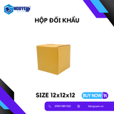  Hộp Carton Đối Khẩu - Hộp Carton Đóng Hàng - 12x12x12 