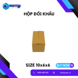  Hộp Carton Đối Khẩu - Hộp Carton Đóng Hàng - 10x6x6 
