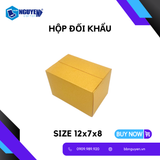  Hộp Carton Đối Khẩu - Hộp Carton Đóng Hàng - 12x7x8 