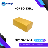  Hộp Carton Đối Khẩu - Hộp Carton Đóng Hàng - 30x15x10 