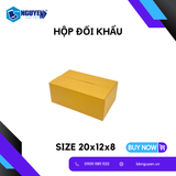  Hộp Carton Đối Khẩu - Hộp Carton Đóng Hàng - 20x12x8 