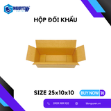  Hộp Carton Đối Khẩu - Hộp Carton Đóng Hàng - 25x10x10 