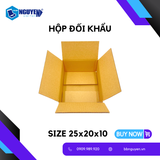  Hộp Carton Đối Khẩu - Hộp Carton Đóng Hàng - 25x20x10 
