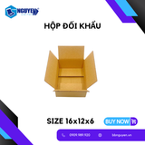  Hộp Carton Đối Khẩu - Hộp Carton Đóng Hàng - 16x12x6 