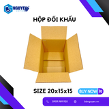  Hộp Carton Đối Khẩu - Hộp Carton Đóng Hàng - 20x15x15 