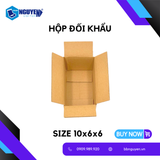  Hộp Carton Đối Khẩu - Hộp Carton Đóng Hàng - 10x6x6 