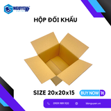  Hộp Carton Đối Khẩu - Hộp Carton Đóng Hàng - 20x20x15 