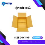  Hộp Carton Đối Khẩu - Hộp Carton Đóng Hàng - 20x15x5 