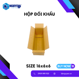  Hộp Carton Đối Khẩu - Hộp Carton Đóng Hàng - 16x6x6 