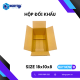  Hộp Carton Đối Khẩu - Hộp Carton Đóng Hàng -18x10x8 