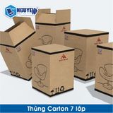  Thùng Giấy Carton 7 Lớp Sản Xuất Theo Yêu Cầu 