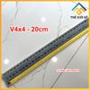 V44 ráp kệ v lỗ, v40x40 ráp kệ đa năng, v4x4 kệ sắt v lỗ dài 20cm 30cm 40cm 50cm 60cm Sơn tĩnh điện 3 lớp