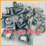  Ốc ráp kệ v lỗ Pát V lỗ bắt kệ v lỗ Combo ốc baske ráp kệ v lỗ đa năng 5 con 10 con 25 con 50 con 