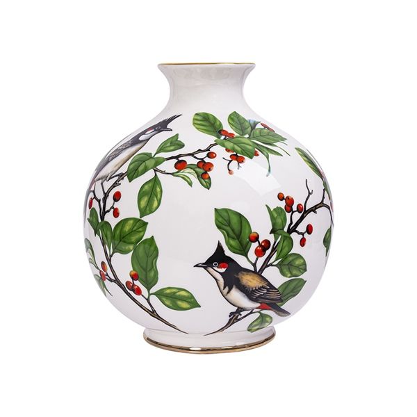  Vase 23cm - Bình hoa bầu 23cm "Chóp Màu" 