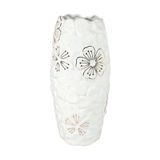  Vase 24cm - Bình hoa hoa mai nổi 24cm bắt chỉ vàng 